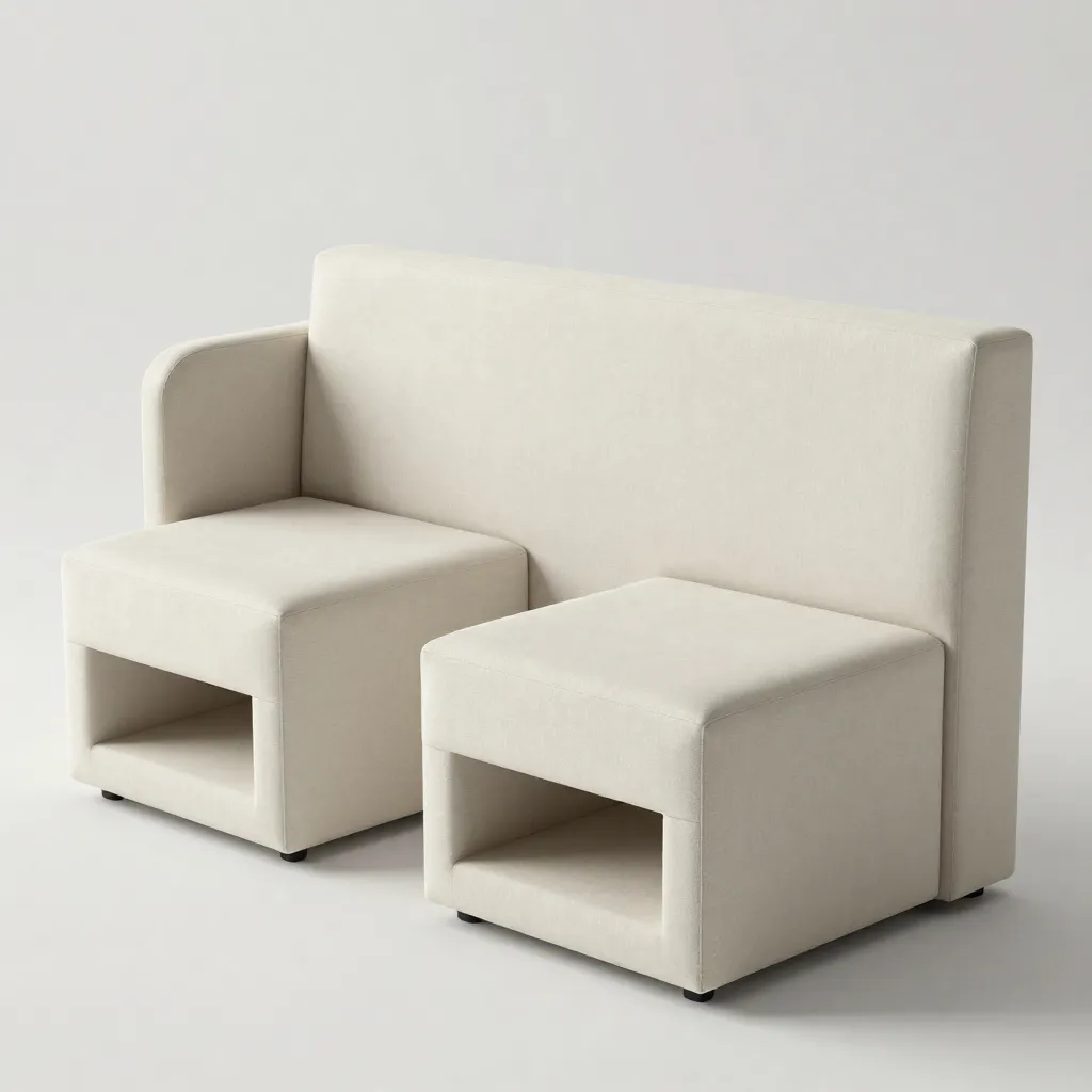 Modular seating system with storage